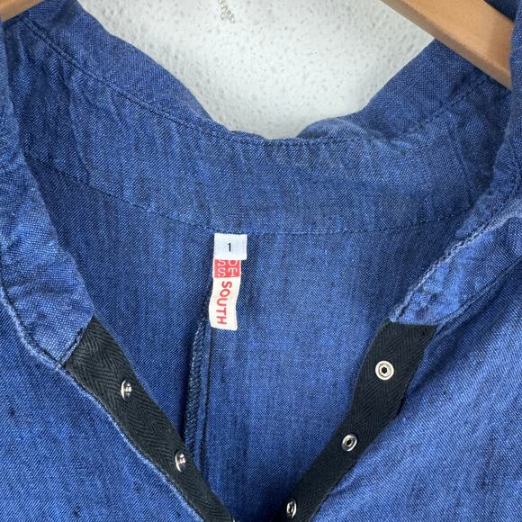 South Street Linen Popover Tunic Oversized - Picture 4 of 6